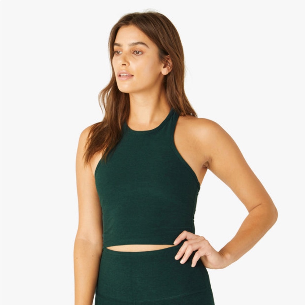 Beyond Yoga studio cropped tank, sz M